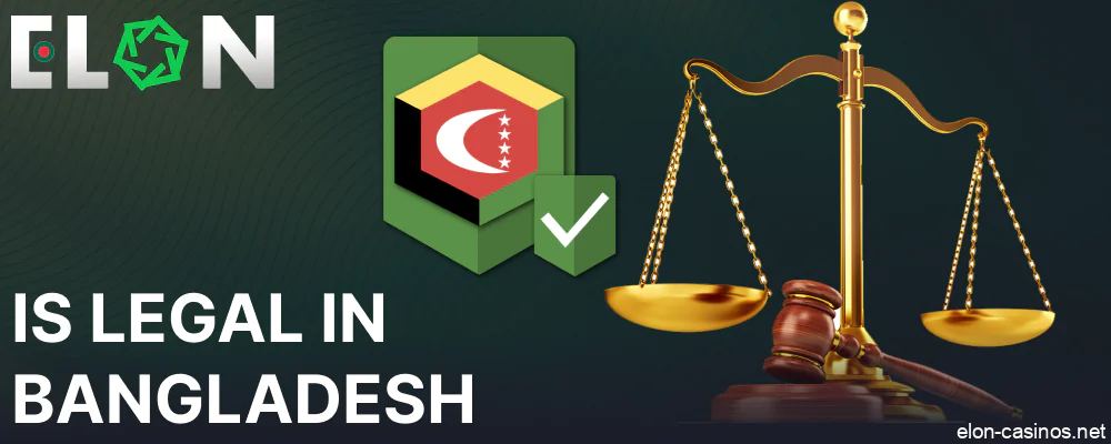 Information about Elon Casino licence and legal status in Bangladesh